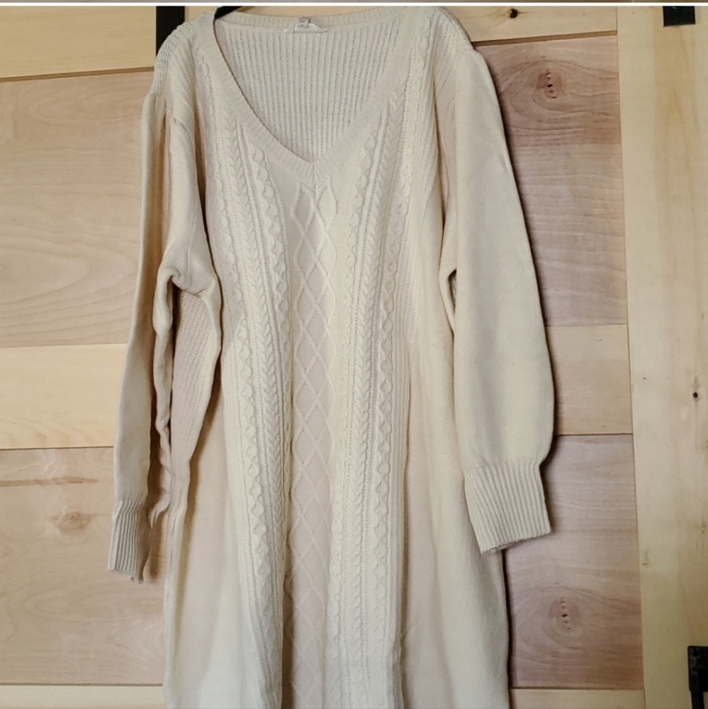 Sweater dress...